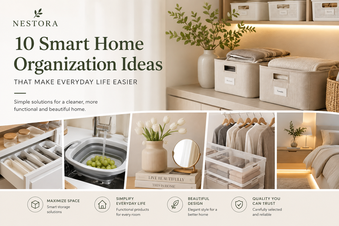 10 Smart Home Organization Ideas for Every Home | Nestora