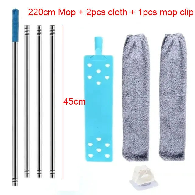 Telescopic Microfiber Duster – Extendable Cleaning Brush for Blinds, Ceiling Fans & Hard-to-Reach Areas
