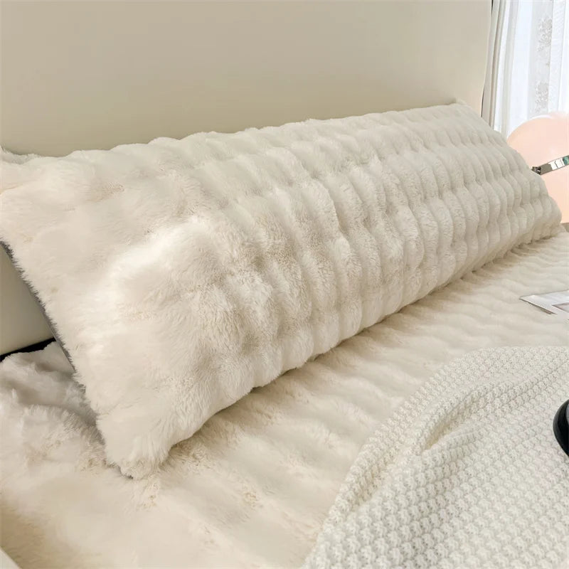 Plush Decorative Pillow Cover – Soft Solid Color Throw Pillowcase (Cover Only)