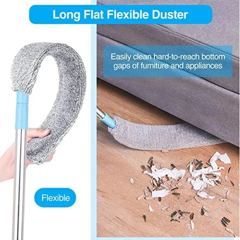 Telescopic Microfiber Duster – Extendable Cleaning Brush for Blinds, Ceiling Fans & Hard-to-Reach Areas