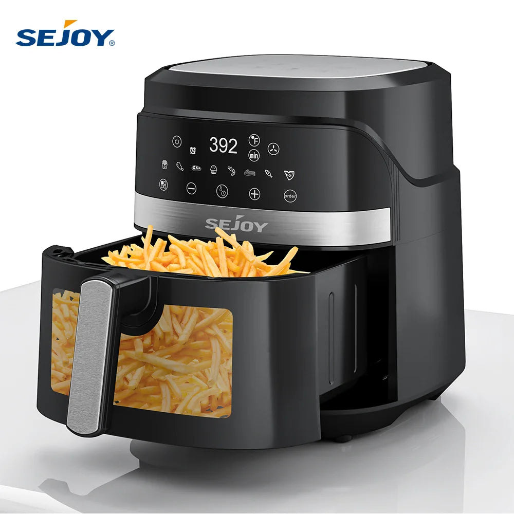 Sejoy 8-in-1 Digital Air Fryer 6QT – Oil-Free Oven