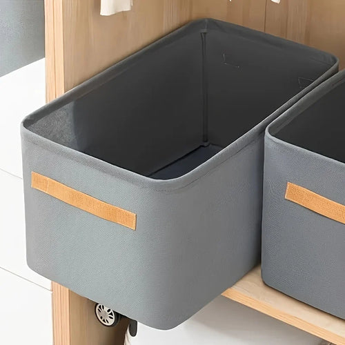 Foldable Clothes Organizer Box – Thick Fabric Storage Bin for Jeans, Sweaters & Wardrobe