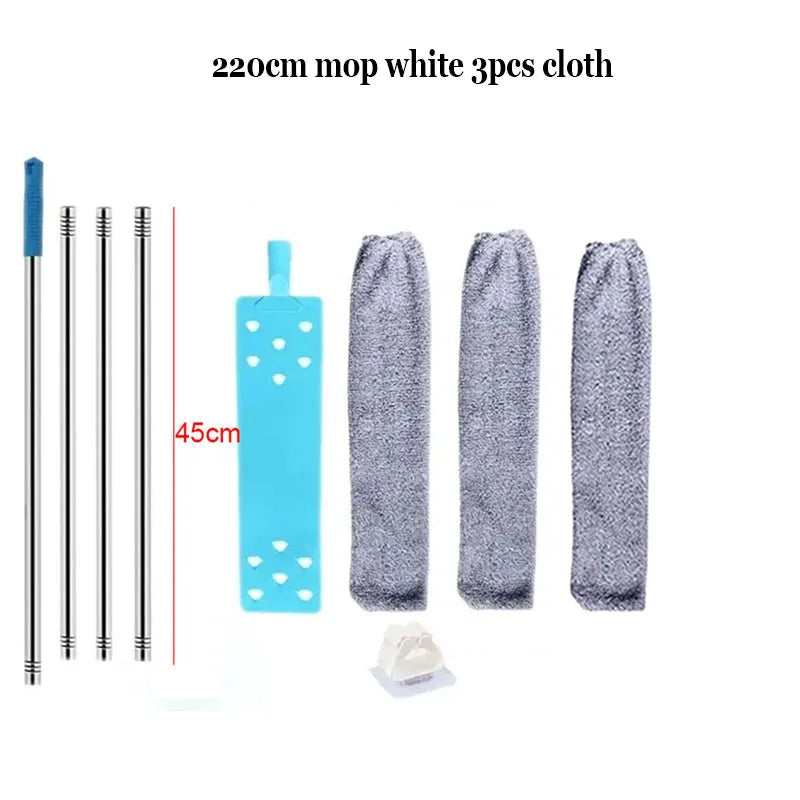 Telescopic Microfiber Duster – Extendable Cleaning Brush for Blinds, Ceiling Fans & Hard-to-Reach Areas