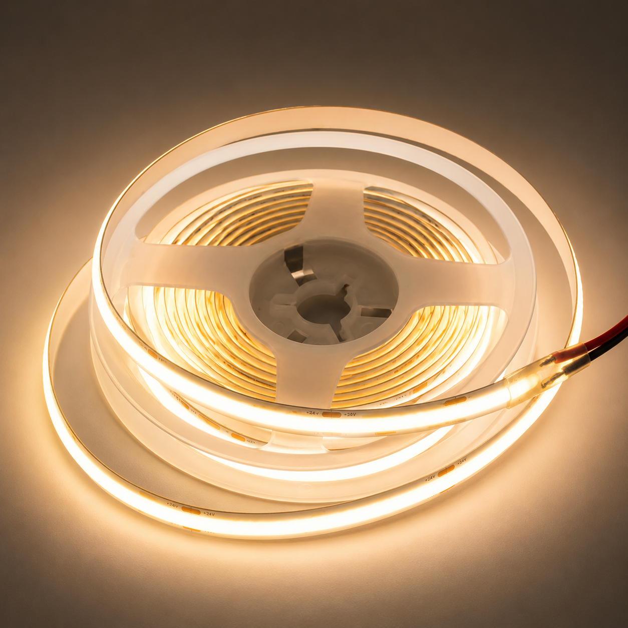 High-Density COB LED Strip Light – 16.4ft Dimmable Flexible Light with 320/480 LEDs